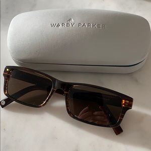 Warby Parker tortoise shell Felton sunglasses